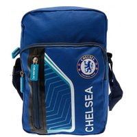Chelsea FC Crest Shoulder Bag in Mid Blue