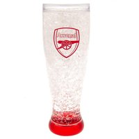 Arsenal FC Slim Freezer Pint Glass in Red