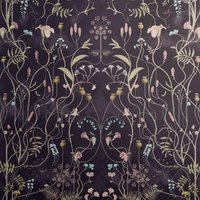 The Chateau by Angel Strawbridge The Wild Flower Garden Wallpaper in Indigo