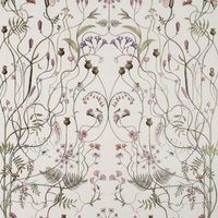 The Chateau by Angel Strawbridge The Wild Flower Garden Wallpaper in Off-White