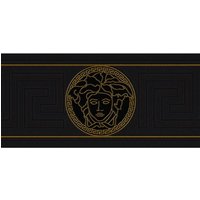 Versace Medusa Wallpaper Border in Black
