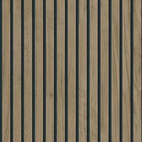 Belgravia Panacea Wood Slats Wallpaper in Dark Brown