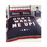 Catherine Lansfield Don´t Wake Me Up Duvet Cover Set in Red | Size: Single