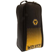 Wolverhampton Wanderers FC Men's Dot Fade Boot Bag in Black