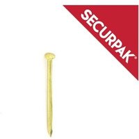 Securpak Picture Pins (Pack of 80) in Gold