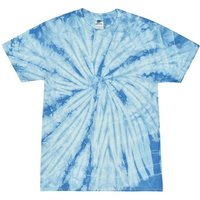 Spider Tie Dye T Shirt Blue
