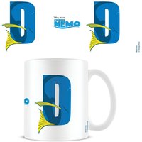 Disney D Alphabet Mug in White