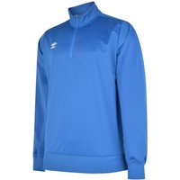Umbro Men's Club Essential Half Zip Sweatshirt in Blue | Size: Large