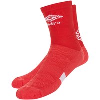 Umbro Men's Protex Gripped Ankle Socks in Scarlet | Size: 4-7