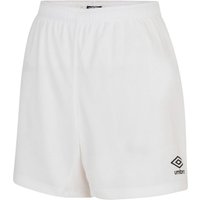 Umbro Women's Club Logo Shorts in White | Size: Large