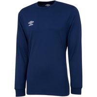 Umbro Men's Club Long-Sleeved Jersey in Navy | Size: Small