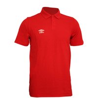 Umbro Men's Essential Polo Shirt in Maroon | Size: XL