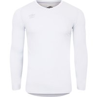 Umbro Men's Elite V Neck Base Layer Top in White | Size: 2XL
