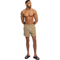Umbro Men's Taped Swim Shorts in Khaki | Size: Small