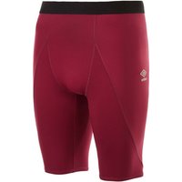 Umbro Men's Player Elite Power Shorts in Burgundy | Size: 2XL
