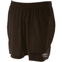 Umbro Men's Club II Shorts in Black | Size: 2XL