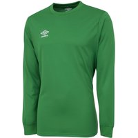 Umbro Club Long-Sleeved Jersey in Emerald | Size: 9-10 Years