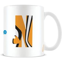 Disney N Alphabet Mug in White