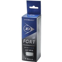 Dunlop 40 Fort Table Tennis Balls (Pack of 3) in White