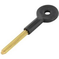 Securit Brass Bolt Key in Black