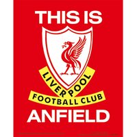 Liverpool FC Anfield Stadium 3D Print in Red