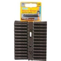 PLASPLUGS Supergrip Fixings (Pack of 100) in Brown