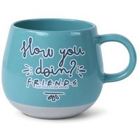 Friends How You Doin Round Mug in Blue