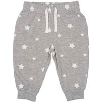 Larkwood Stars Lounge Pants in Pale Grey | Size: 24 m