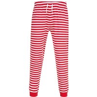 SF Men's Striped Lounge Pants in Red | Size: 2XL