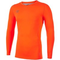 Umbro Men's Elite V Neck Base Layer Top in Orange | Size: 2XL