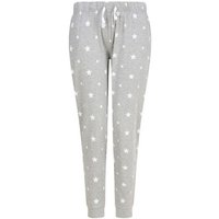 SF Men's Stars Cuffed Lounge Pants in Pale Grey | Size: 3XL