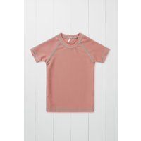 Grass & Air Ribbed Kids Rash Vest in Rose | Size: 1-2 Years