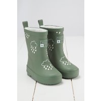 Grass & Air Colour-Changing Wellies in Khaki | Size: Infant 7