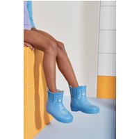 Grass & Air Short Welly Boot in Bright Blue | Size: Infant 4