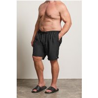 BadRhino Men's Swim Shorts in Black | Size: 5-6XL