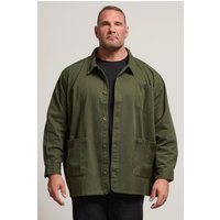 Classic Collar Overshirt Dark