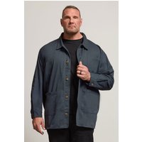 Cotton Utility Overshirt Dark 8XL