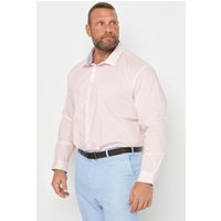 BadRhino Men's Formal Long Sleeve Shirt in Pink | Size: 23 inches