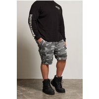 BadRhino Men's Camo Cargo Shorts in Grey | Size: 48R