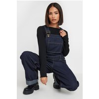 PixieGirl Women's Petite Straight Leg Dungarees in Blue | Size: 10