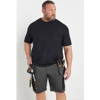 BadRhino Men's Workwear Cargo Shorts in Black | Size: 44R