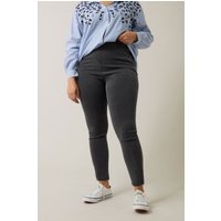 Evans Women's Stretch Skinny Jeggings in Charcoal | Size: 22