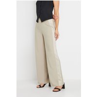 Satin Wide Leg Trousers Light