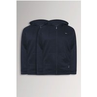 2 Pack Zip Through Hoodies