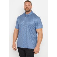 Geometric Print Polo Shirt