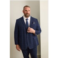 Checked Suit Jacket Dark