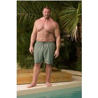 BadRhino Men's Elasticated Swim Shorts in Light Khaki | Size: 2XL