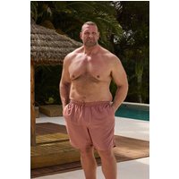 BadRhino Men's Elasticated Swim Shorts in Orange | Size: 1XL