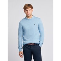 U.S. ASSN. Lightweight Crew Neck Jumper Pale