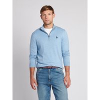 U.S. ASSN. Funnel Neck 1 4 Zip Jumper Pale